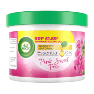 Airwick Pink Sweet Pea Scented Gel – Long-Lasting Floral Air Freshener – Mart Subhani Dundee
