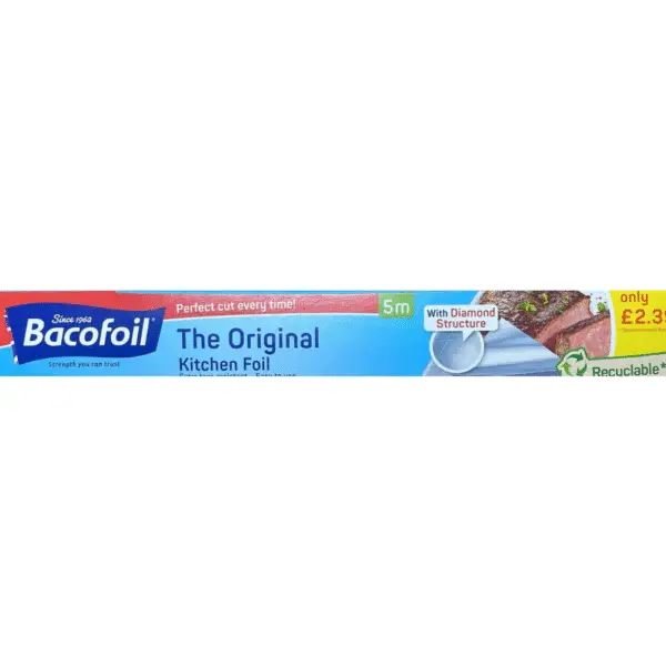 Bacofoil The Original Kitchen Foil 5m – Durable Aluminium Foil at Mart Subhani Grocery Dundee