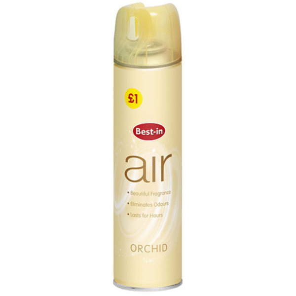 Best-In Air Freshener Orchid 240ml spray available at Mart Subhani Dundee