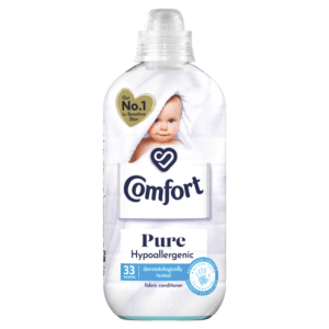 Comfort Sensitive Fabric Conditioner Pure 33 Washes bottle available at Mart Subhani Dundee