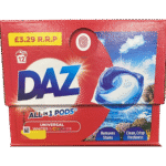 Daz Laundry Liquid Pods Powerful Cleaning 12 Washes – Dundee Store