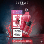 Watermelon Ice Elf Bar AF5000 Disposable Vape flavour available at Mart Subhani Vape Store Dundee