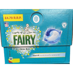 Fairy Non-Bio PODS Laundry Detergent Capsules 12 Washes available at Mart Subhani Dundee