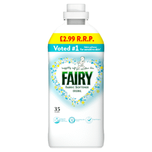 Fairy Original Fabric Conditioner 1.155L bottle – gentle fabric softener for sensitive skin available at Mart Subhani Dundee