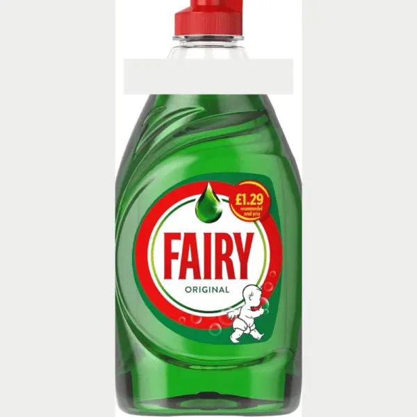 Fairy Original Washing Up Liquid 320ml bottle for dishwashing, available at Mart Subhani Departmental Store Dundee UK