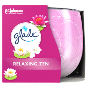 Glade Scented Candle Relaxing Zen 120g – Soothing Fragrance Candle – Mart Subhani Dundee