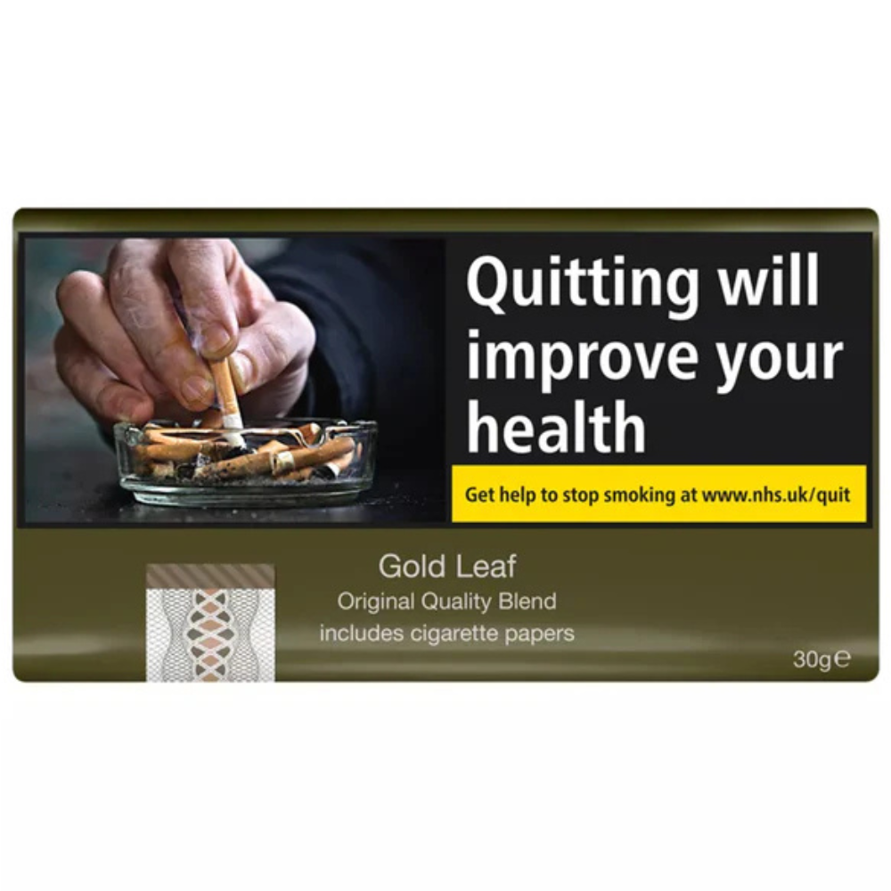 Gold Leaf Original 30g Rolling Tobacco pouch available at Mart Subhani Dundee