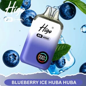 Higo BB 4000 Puffs Pod Kit Blueberry Ice Huba Huba available at Mart Subhani Vape Store Dundee
