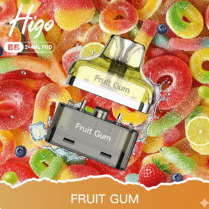 Higo BB 4000 Puffs Pod Kit Fruit Gum available at Mart Subhani Vape Store Dundee