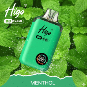 Higo BB 4000 Puffs Pod Kit Menthol available at Mart Subhani Vape Store Dundee