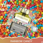 Higo BB 4000 Puffs Pod Kit Rainbow Candy available at Mart Subhani Vape Store Dundee