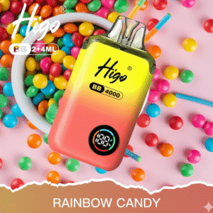 Higo BB 4000 Puffs Pod Kit Rainbow Candy available at Mart Subhani Vape Store Dundee