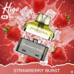 Higo BB 4000 Puffs Pod Kit Strawberry Burst available at Mart Subhani Vape Store Dundee