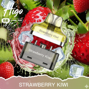 Higo BB 4000 Puffs Pod Kit Strawberry Kiwi available at Mart Subhani Vape Store Dundee