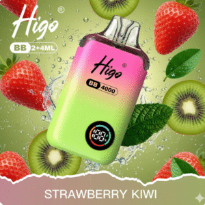Higo BB 4000 Puffs Pod Kit Strawberry Kiwi available at Mart Subhani Vape Store Dundee