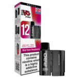IVG PRO 12 Red Sour Raspberry Refill Pod 10000 puffs available at Mart Subhani Vape Store Dundee