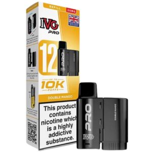 IVG PRO 12 Refill Pod 2ml 20mg available at Mart Subhani Vape Store Dundee