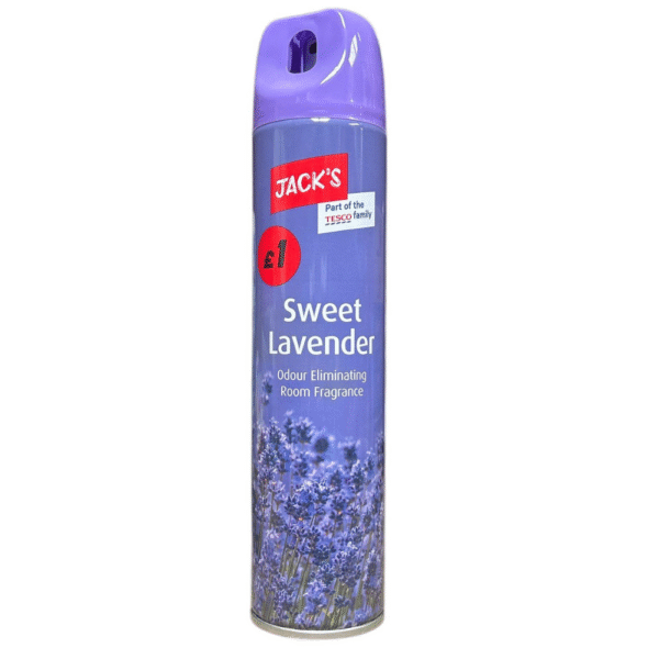 Jack’s Lavender Air Freshener 240ml spray available at Mart Subhani Dundee