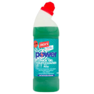 Jack’s Power Thick Gel Toilet Cleaner Pine 750ml bottle available at Mart Subhani Dundee