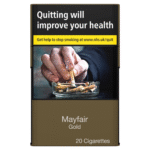 Mayfair Gold 20 cigarettes available at Mart Subhani Dundee