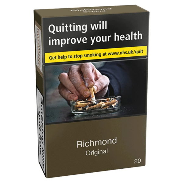 Richmond Original 20 cigarettes available at Mart Subhani Dundee