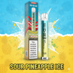 SKE Bar 600 Prefilled Pod Kit Sour Pineapple Ice flavour available at Mart Subhani Vape Store Dundee