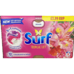 Surf 3-in-1 Laundry Detergent Capsules Tropical Lily 15 Washes available at Mart Subhani Dundee