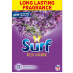 Surf Fresh Lavender Washing Powder Detergent 10 Washes pack available at Mart Subhani Dundee