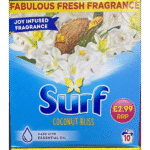 Surf Washing Powder Coconut Bliss 10 Washes pack available at Mart Subhani Dundee