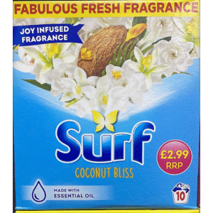 Surf Washing Powder Coconut Bliss 10 Washes pack available at Mart Subhani Dundee