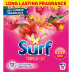 Surf Washing Powder Tropical Lily 500g 10 Washes pack available at Mart Subhani Dundee
