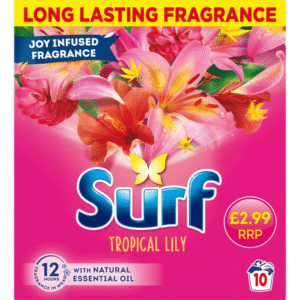 Surf Washing Powder Tropical Lily 500g 10 Washes pack available at Mart Subhani Dundee