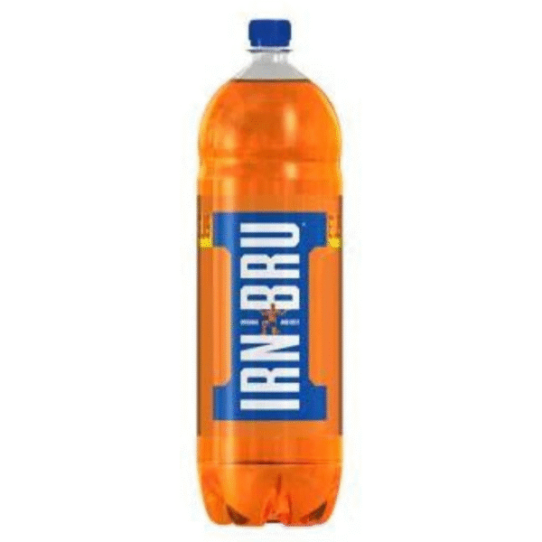 Barrs Irn Bru 2L bottle – original Scottish fizzy drink available at Mart Subhani Dundee