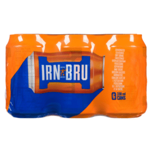 Barrs IRN BRU 6 x 330ml cans original Scottish fizzy drink