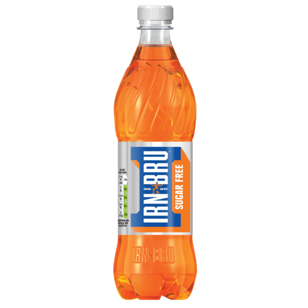 Barrs Irn Bru Sugar Free 2L bottle – zero sugar Scottish fizzy drink available in Dundee