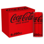 Coca-Cola Zero Sugar 6 x 250ml cans pack available for fast home delivery in Dundee