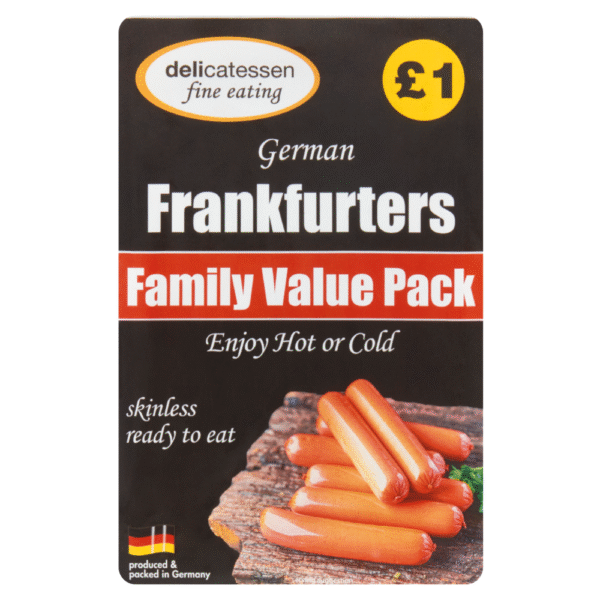 Delicatessen Fine Eating German Frankfurters Premium Sausages Dundee Delivery