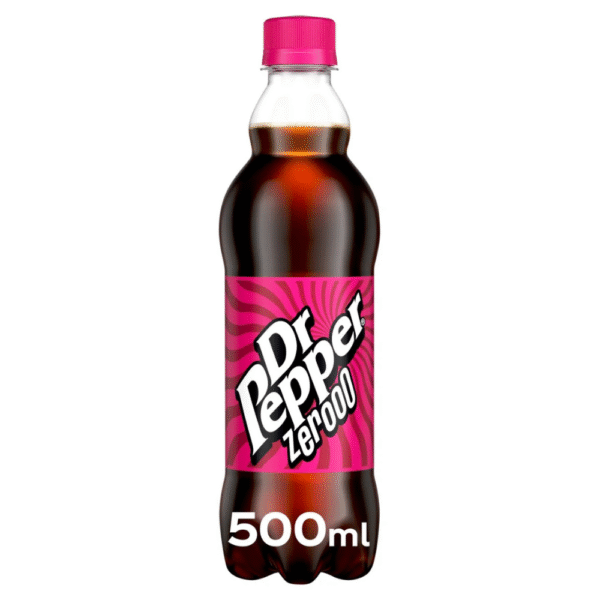 Dr Pepper Zero 500ml Bottle Dundee Delivery