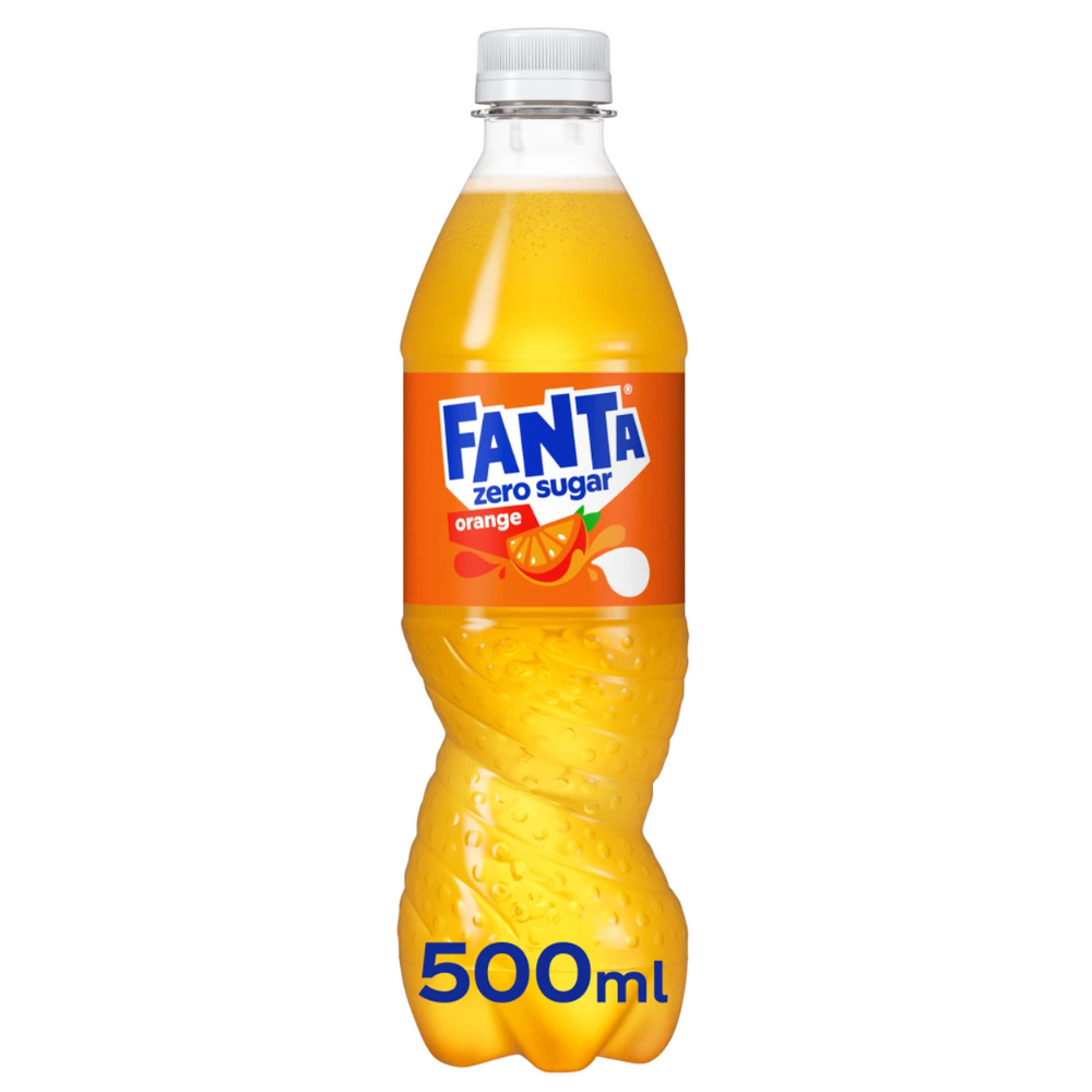 Fanta Orange Zero Sugar 500ml Bottle Dundee Delivery