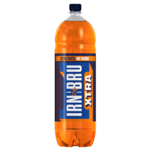 IRN-BRU Xtra Sugar Free 2L bottle – extra flavour Scottish fizzy drink available at Mart Subhani Dundee