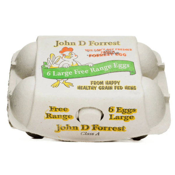 John D Forrest 6 Large Free Range Eggs Class A Dundee Delivery