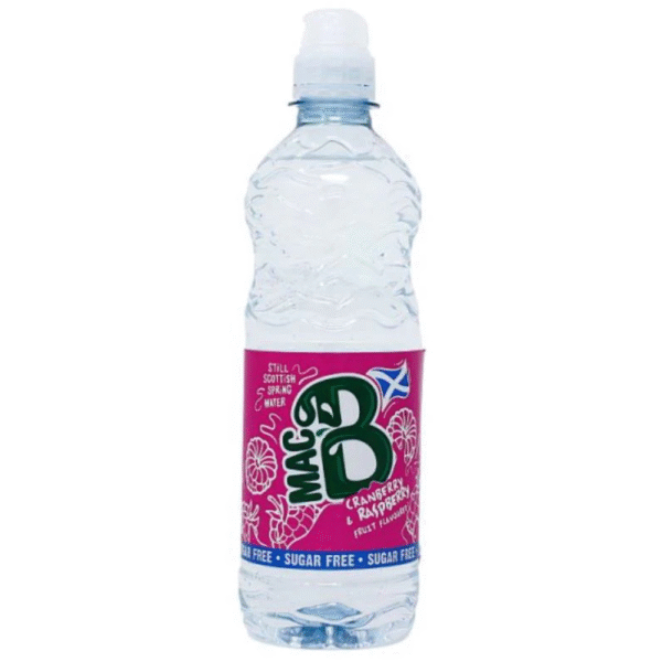 Mac B Still Scottish Spring Water Cranberry and Raspberry 500ml Dundee Delivery
