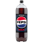 Pepsi Max No Sugar 2L bottle – zero sugar cola available at Mart Subhani Dundee