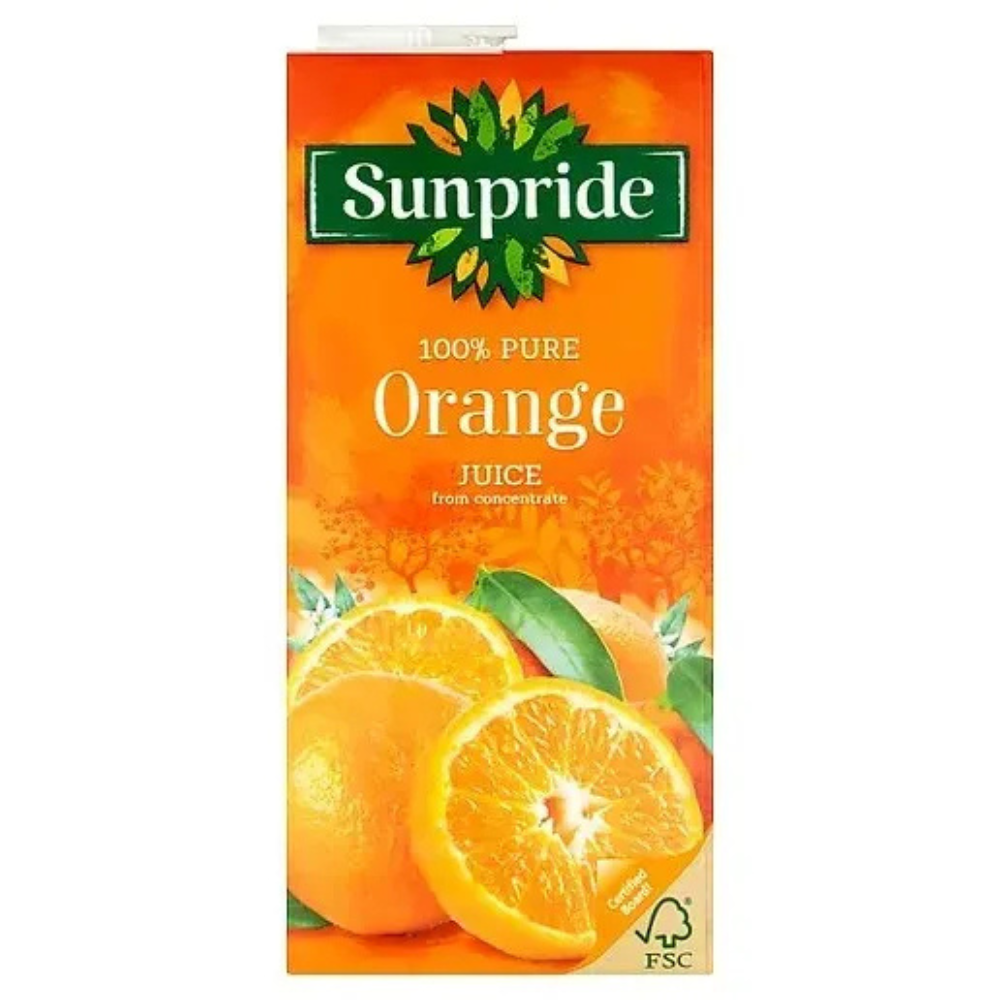 Sunpride Orange Juice 1 Litre Carton Dundee Delivery