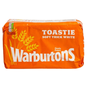 Warburtons White Toastie 800g Bread Loaf Dundee Delivery