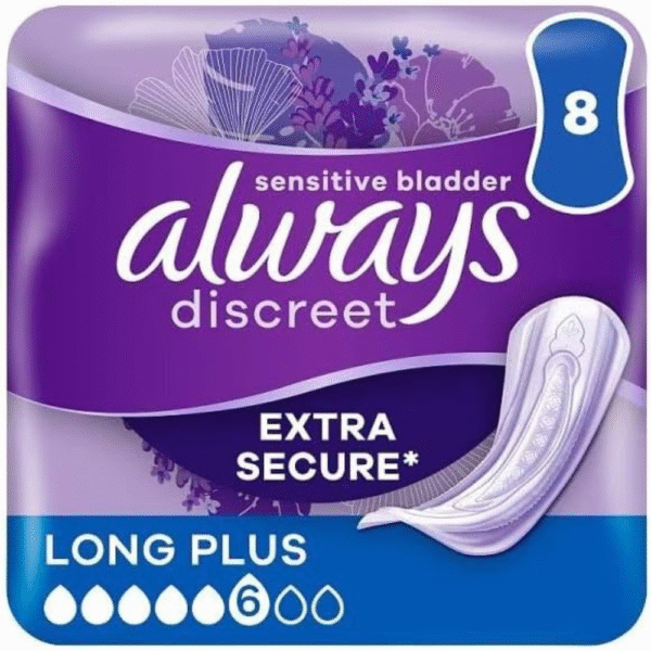 Always Discreet Long Plus Incontinence Pads 5 Drops For Women Sensitive Bladder Dundee Delivery