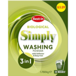 Best-In Simply Bio Detergent 1.768kg – home delivery Dundee