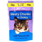 Bestone Cat Food Pouch Tuna & Cod in Gravy 100g – home delivery Dundee