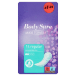 Body Sure Maxi Towels Regular 14 Pads Comfortable Leak Protection Dundee Delivery