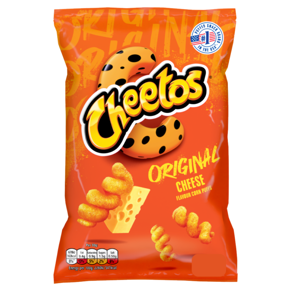 Cheetos Twisted Original Cheese Corn Puffs 70g – home delivery Dundee